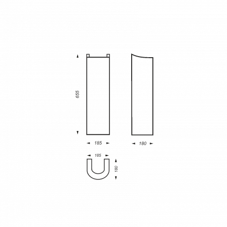 Раковина Sanita Luxe Art Luxe ARTSLWB01 белая